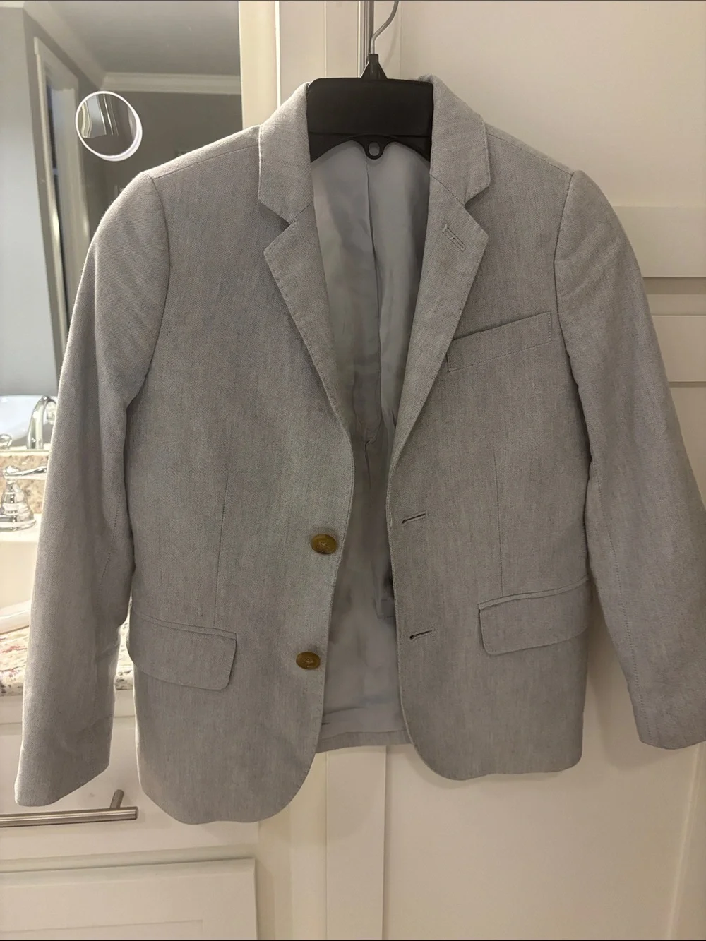 J Crew -CrewCuts Ludlow Light Gray Boys Casual 2 piece Suit